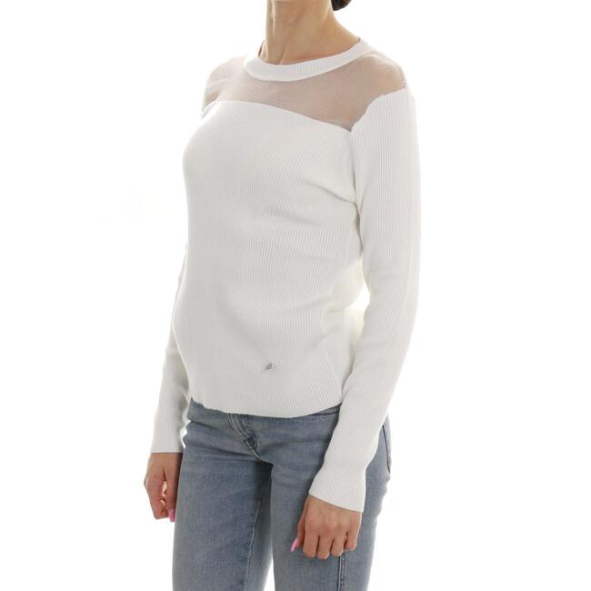MAGLIA CON TRASPARENZA FRESH FLOWER - Mad Fashion | img vers.650x/